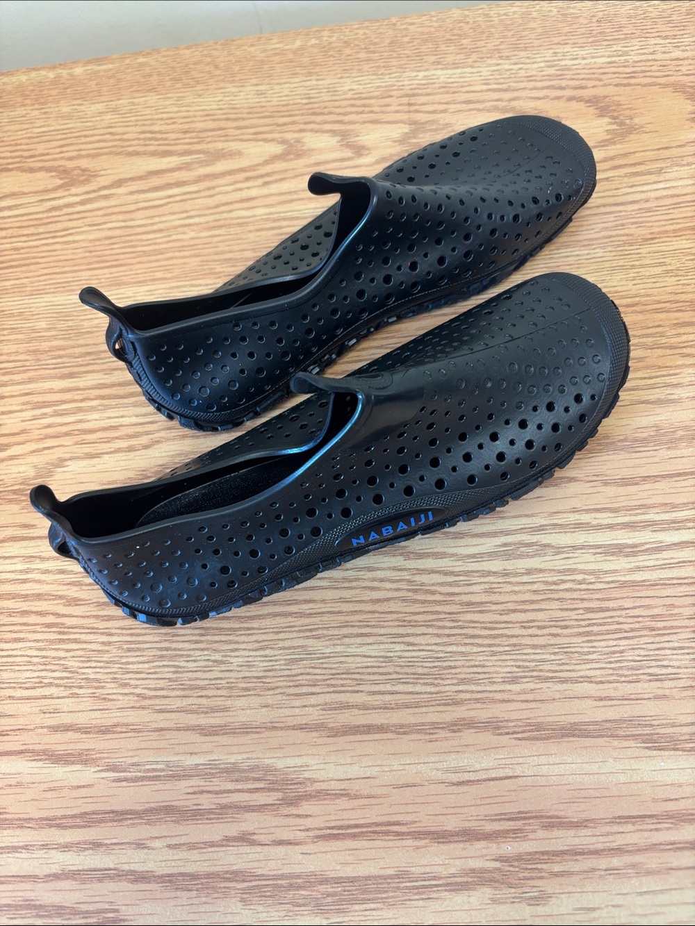 Decathlon Nabaiji Aquadots Aquabiking Aquafit Black Men's Water Shoes Size 6